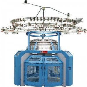 Máquina de confecção de malhas circular de alta velocidade do jacquard Orizio do único jérsei de alta velocidade
